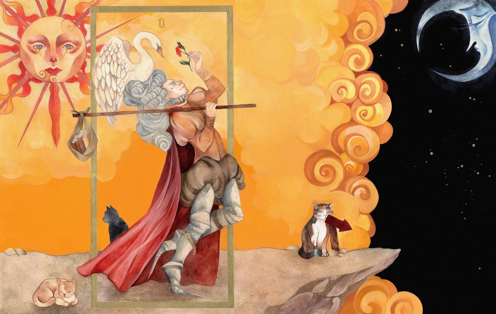 Gouache and watercolour on paper, 2025